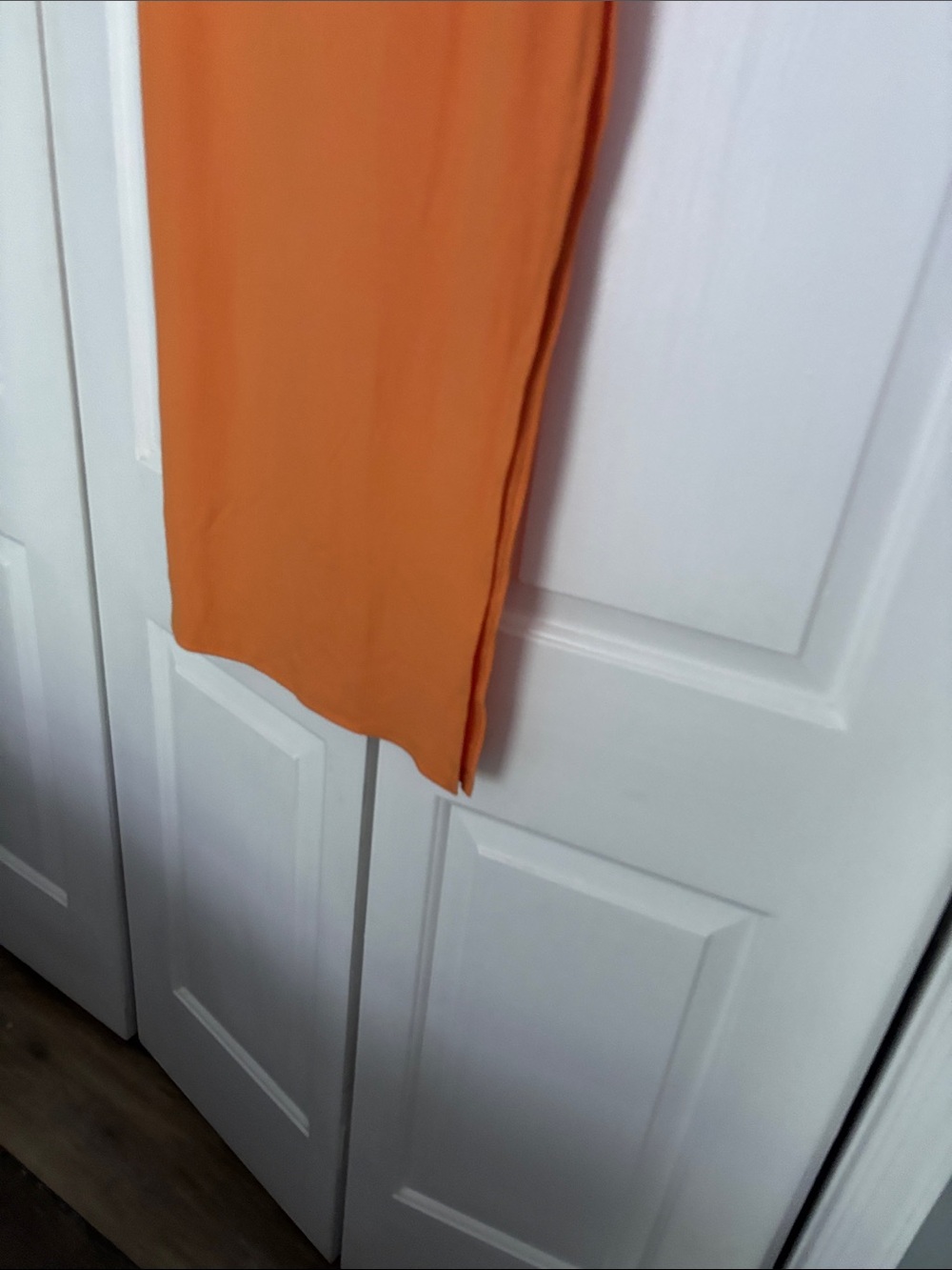 Pink Lily Orange Maxi Skirt